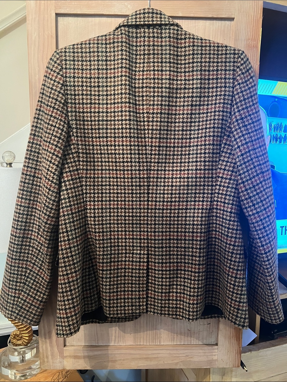 Lauren Ralph Lauren Tweed Blazer with LRL Crest EEEUC - Picture 7 of 14